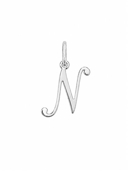 Anhänger Lo Scrigno Gioielli in Gold LETTERINA BIANCA N - LETTERINA BIANCA N